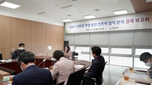 정책기획과-성남시는 4월 19일 시청 2층 영상 회의실에서 ‘가명정보를 활용한 친환경 차량 충전 인프라 분석 결과 보고회’를 개최했다.jpg